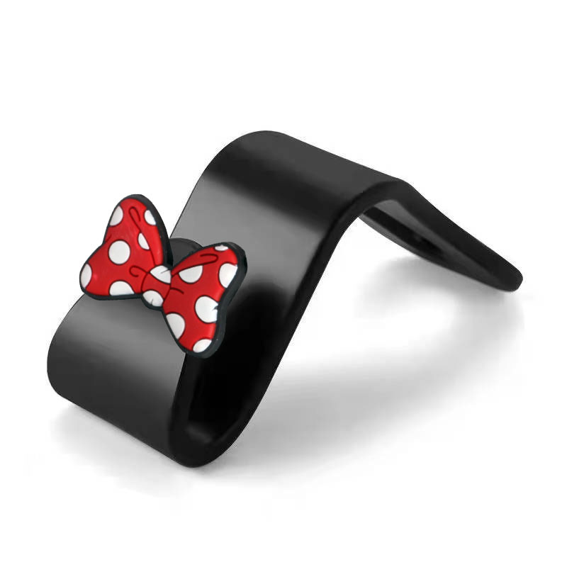 Suministros de decoración de automóviles Gancho de coche Red de Internet Sala de transmisión en vivo Regalos de dibujos animados Dingdong Gancho de asiento para llevar en coche