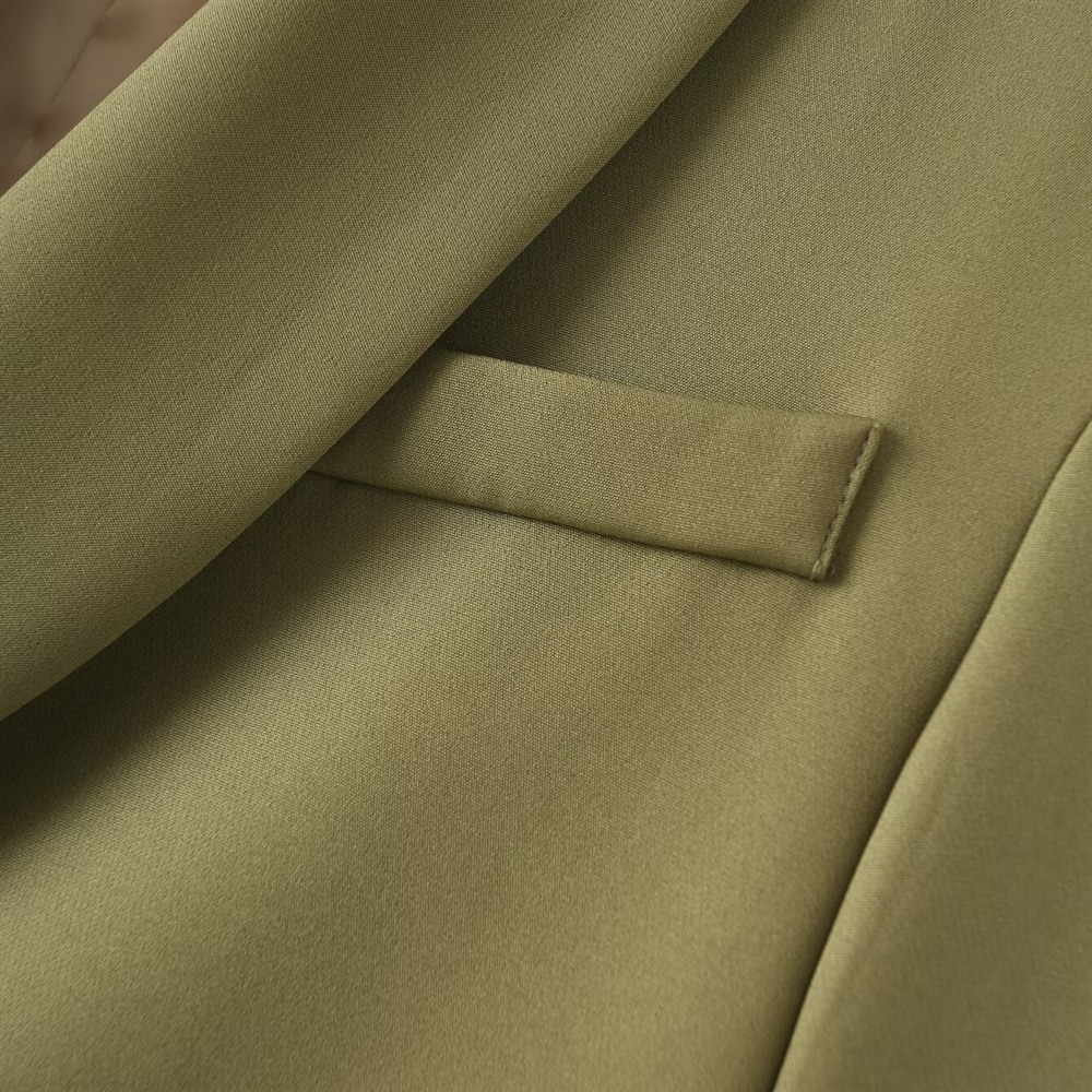 GraceChic Cross-Border Source PB&ZA Women's Clothing 2024 Autumn Winter New Solid Color Commuter Suit Set Casual Wide-Leg Pants_voghion.com