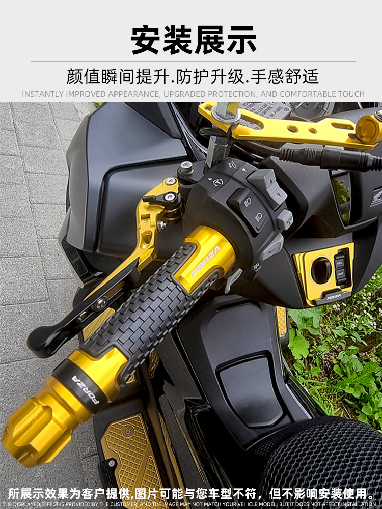 Suitable for Loncin Extreme 500R/300Ac/300R/300Rr Modified Brake Lever Handlebar Grips Plugs