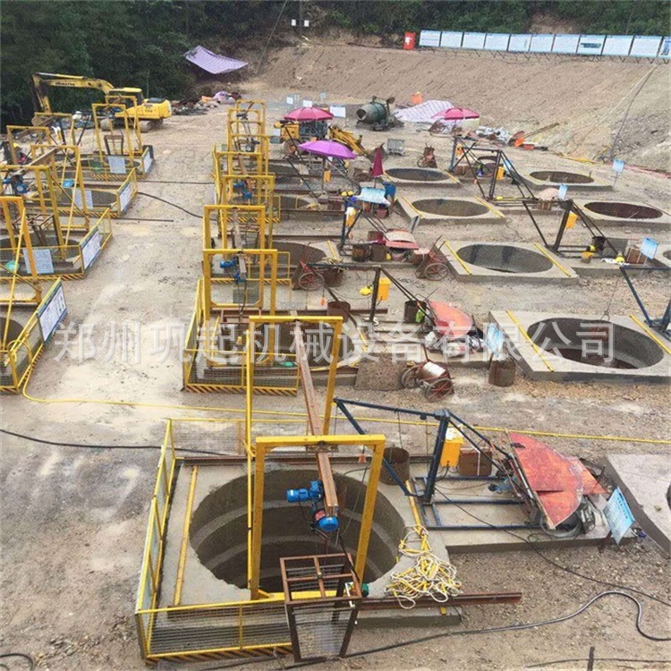 哈儿吊 哈儿机 人工挖孔桩吊运机 哈儿机 孔桩模板 50*50吊桶