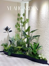 仿真绿植室内景观造景楼梯角落装饰阳台玄关橱窗仿生假树景观植物