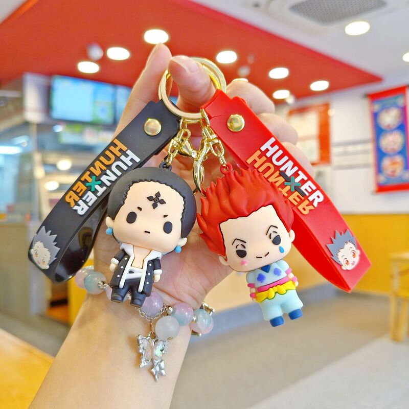 New Cross-Border Creative Full-Time Hunter Xiao Jiji Keychain Pendant Cartoon Doll Pendant Car Keychain
