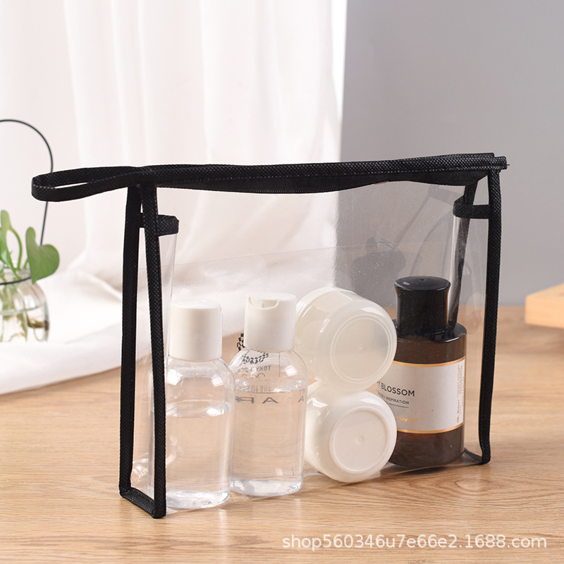 透明洗漱包PVC化妆品收纳拉链袋便携旅行外出包装自封袋透明收纳