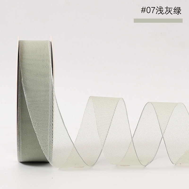 Huaxi viento claro cinta de gazo envasado de flores cinta hecha a mano DIY regalo cinta de gazo florista cinta floral