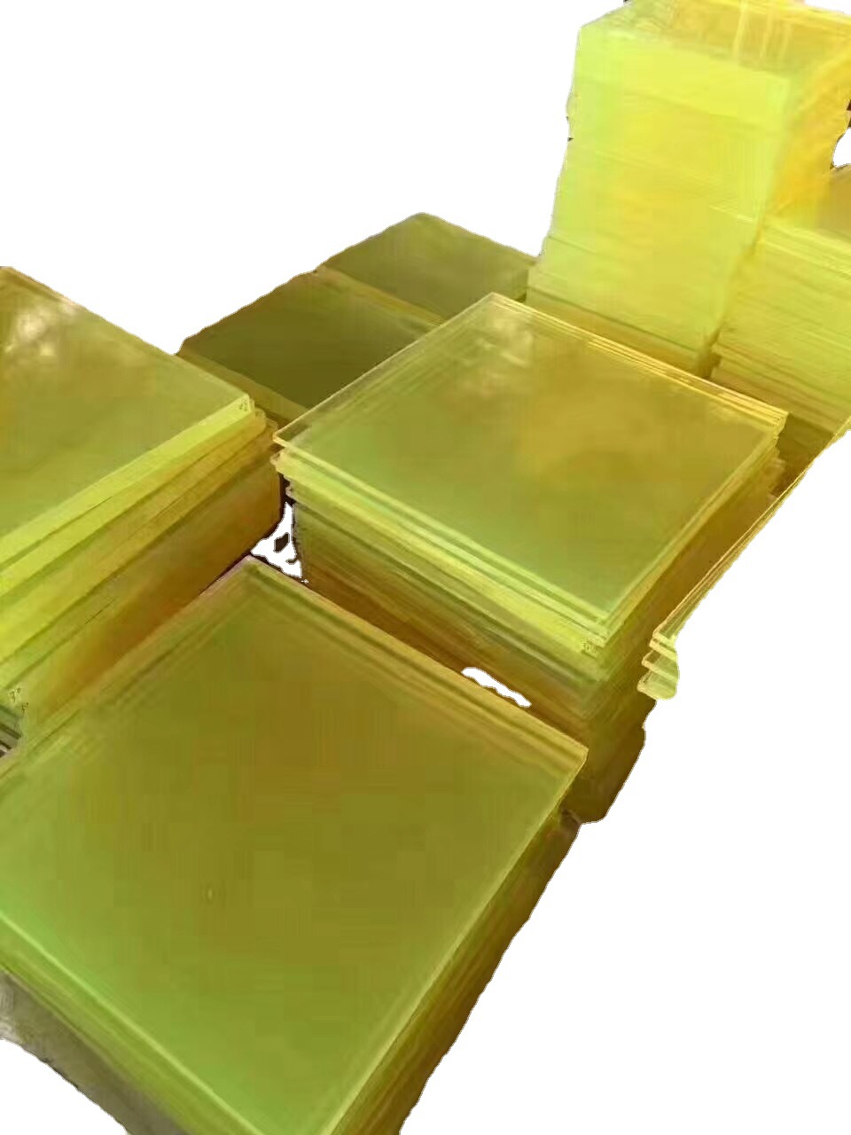 厂家直供抗撕裂聚氨酯板耐油减震聚氨酯制品PU板 牛筋板 优力胶块