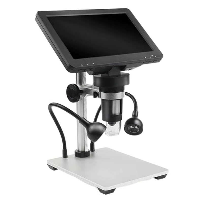 7inch большой экран высокой четкости 1200x цифровой микроскоп пульт дистанционного управления с проволочным управлением чашка лампы встроенная модель зарядки аккумулятора