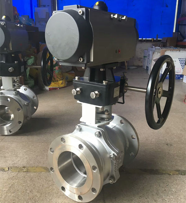 进氨吸收罐V03蒸汽切断球阀Q641H-25P 调节阀门220v