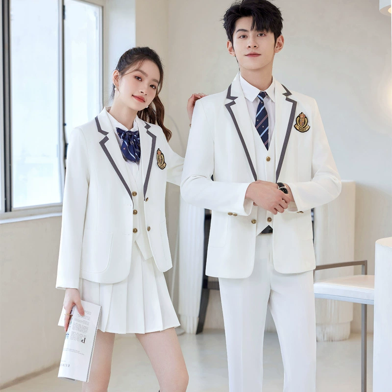 Новый мужской и женский профессиональный костюм костюм жилет костюм колледж школьная форма OL темперамент рабочая одежда