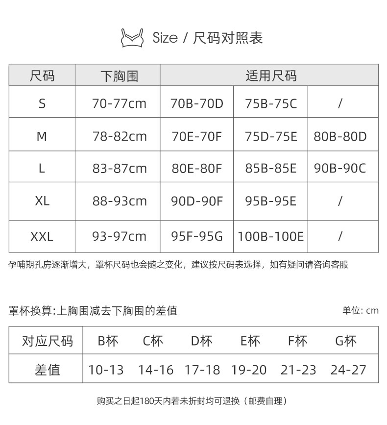 超薄怀孕无痕背心喂奶胸罩大码透气纯棉无缝哺乳文胸 孕妇内衣详情5