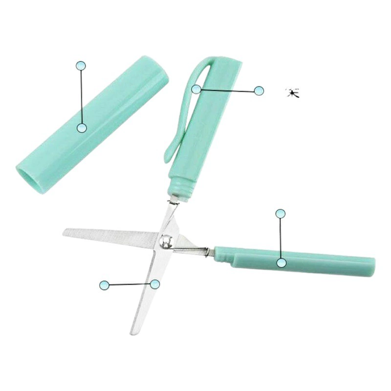 Ножницы-ручки Канцелярские Мини-Складные студенческие художественные портативные ножницы для ручек Маленькие ножницы ручной резки