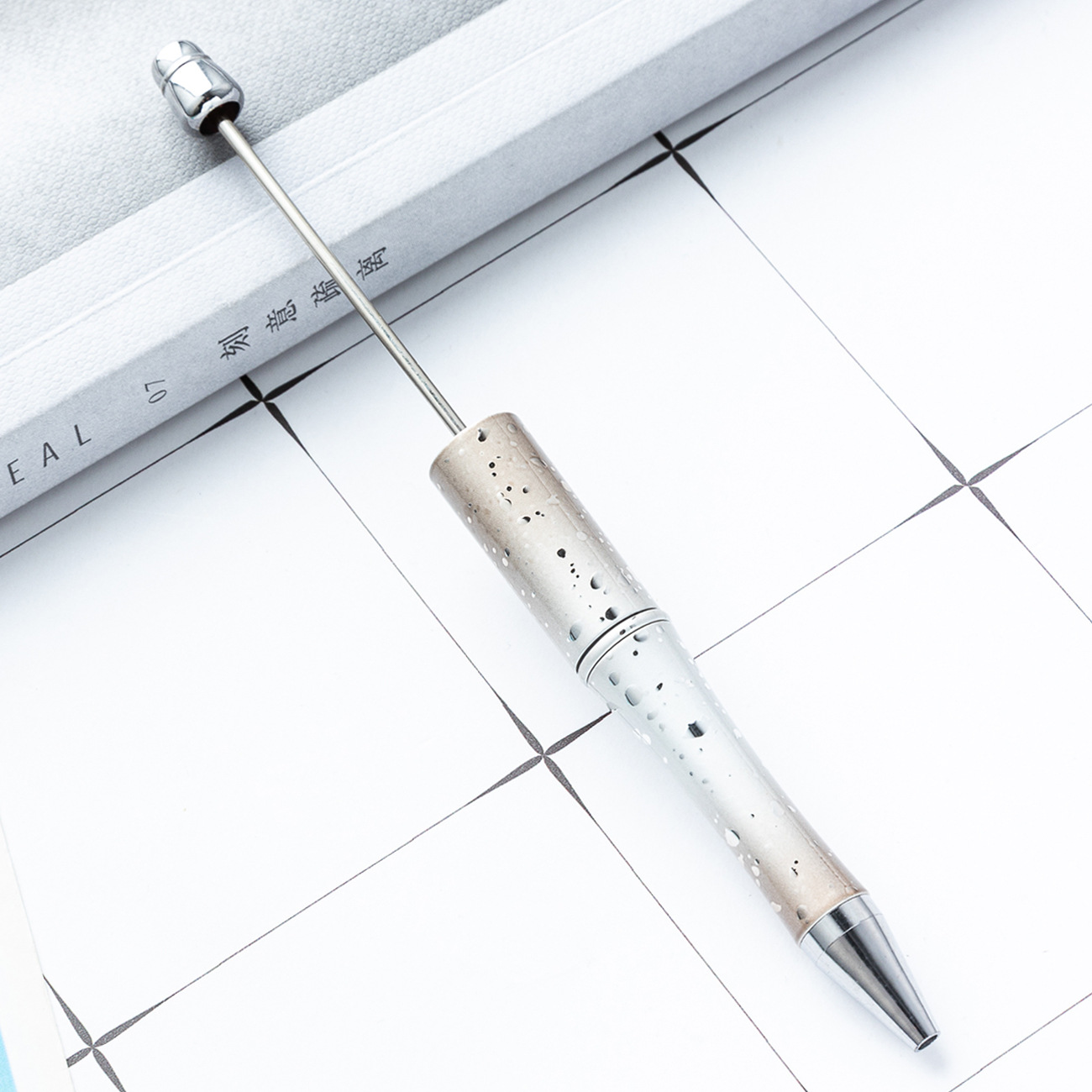 Diy Star Bead Pen creativo galvanizado UV Bead Pen estrella sequin gradiente Bead Pen al por mayor