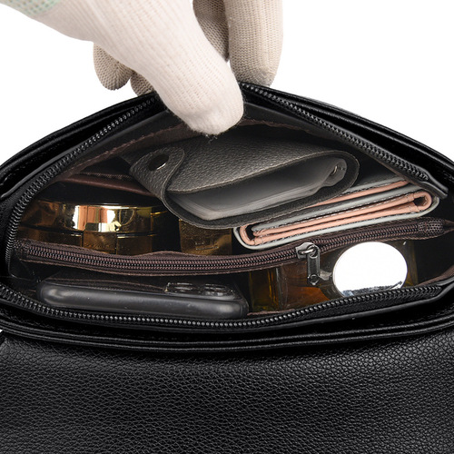 Midlife Women's Bag 2024 Summer New Mother Bag Korean Style Single Shoulder Crossbody Bag Simple Midlife Women's Bag Trendy Small Square Bag