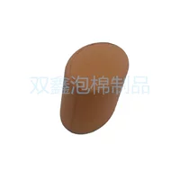 Подушка для часов из ПУ, подушка для часов из пенополиуретана, круглая подушка для часов, самонаборная черная флокированная губка, держатель для часов