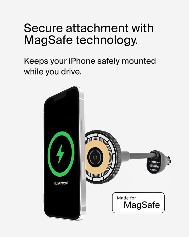 New Product Magsafe Magnetic Wireless Charger Three-In-One Wireless Charging Car Qi2.2 Wireless Charging Mobile Phone Holder