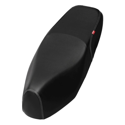 Special Leather Waterproof Sunscreen – Motorcycle cushion - deluxe-version-solid-black-leather-afr125