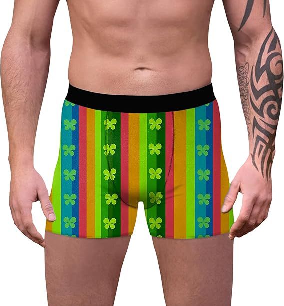 2025 Europa y América nueva moda casual trébol de cuatro hojas pantalones cortos de cuatro esquinas para hombre MP01