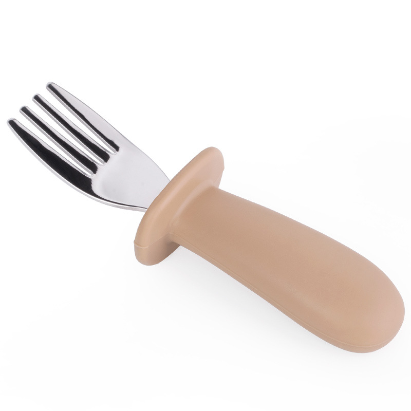 진흙 다크 브라운 포크