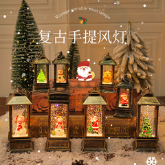クリスマスレトロハンドライト発光注水ランプクリスマス装飾雰囲気ランプクリスマスツリー装飾ランプ