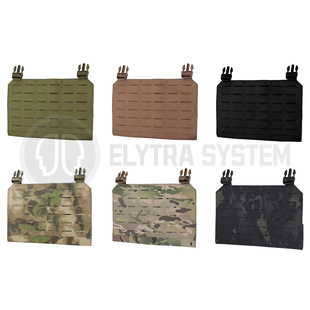 Tactical vest board-mounted insert vest matching attack panel front Placard accessory Molle compatible triple