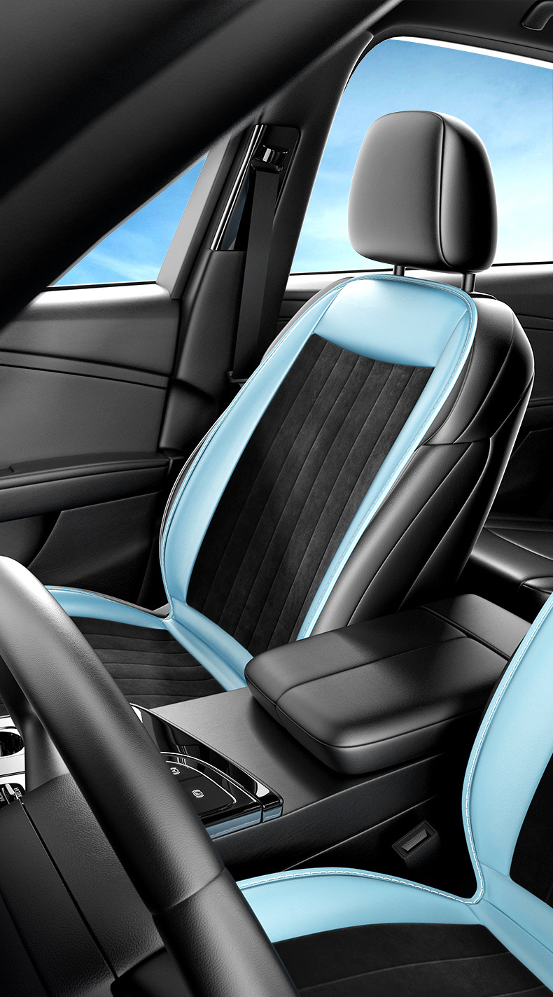 Graphene car heating cushion winter plush 12V electric heating cushion car plush electric heating monolithic cushion