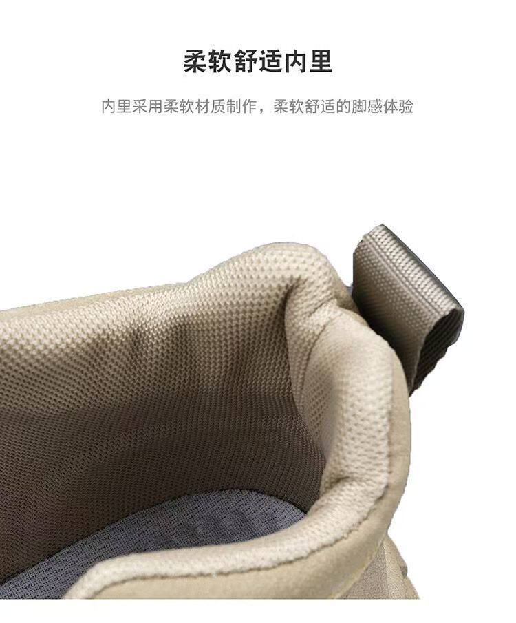 Giày lười nam cổ cao lót nhung giữ ấm, đế cao su chống trượt, kiểu dáng thể thao — CF56-1 Kaki, CF56-1 màu xám chi tiết 9