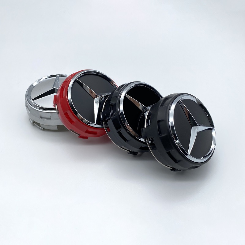 Suitable for Mercedes-Benz hub center cover 75mm high foot hub cover AMG center hub cover standard in stock wholesale