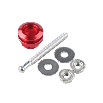 Car modified racing mini long short machine cover lock 21mm quick release button type bumper hood surround (Digər kuzov və aksesuarlar) - red