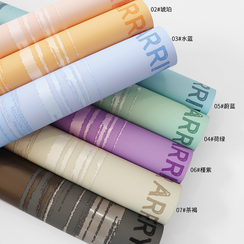 Roland amor en la puesta de sol papel de embalaje de flores inglés papel de embalaje de flores diy florista hecha a mano materiales de flor al por mayor comercio exterior