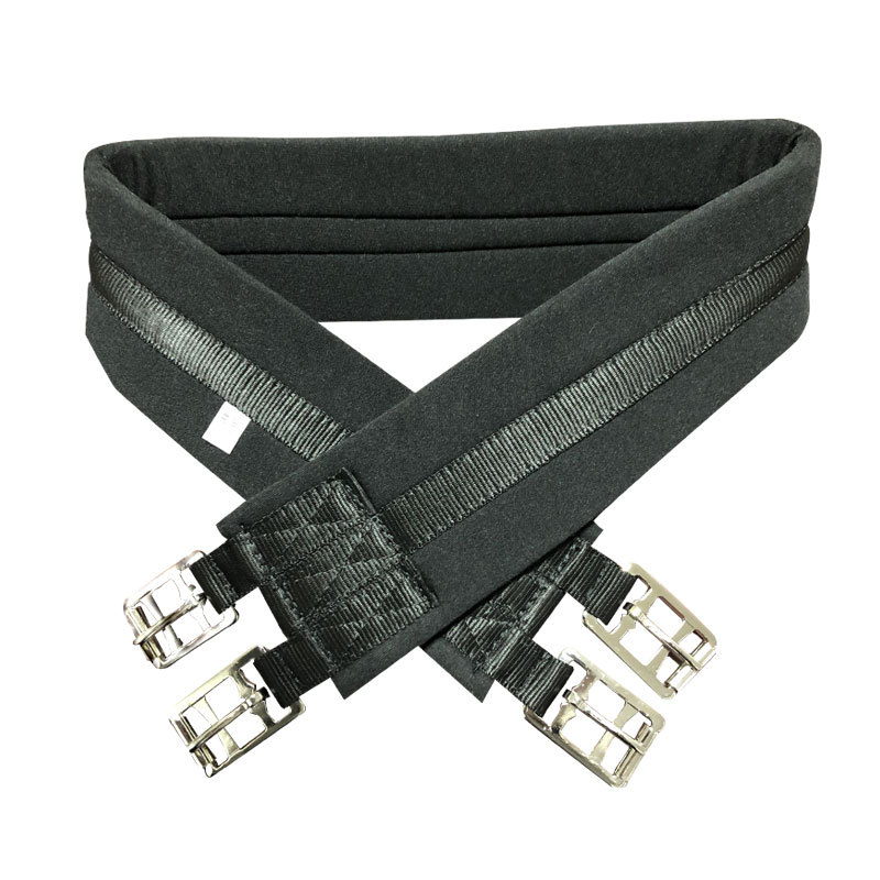 Breathable equestrian girth, professional British style, anti-abrasion silicone girth, easy-to-clean equestrian equipment, comprehensive saddle accessories.