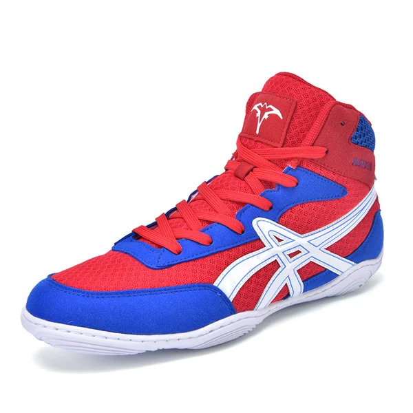 Men's and Women's Boxing Shoes, Mid-Top Sanda Shoes, High-Top Fighting Training Shoes, Wrestling Shoes, Boots, Professional Boxing Shoes