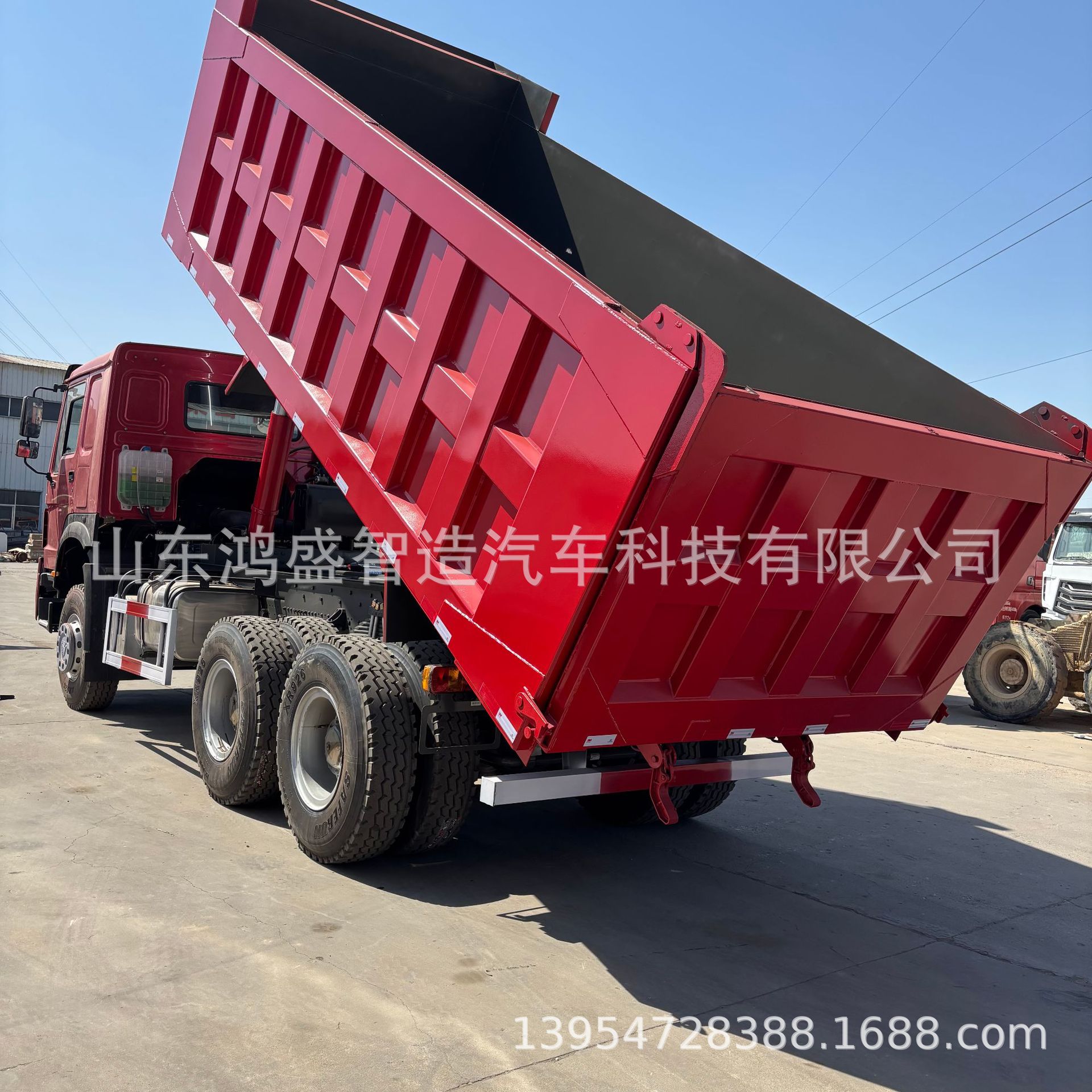In-Stock Supply of African Howo Dump Trucks Howo Dump Engineering Vehicles 371 Horsepower Front Four Rear Eight Trucks