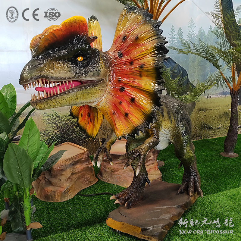 Modelo de dinosaurio simulado T. rex Modelo de dinosaurio al aire libre Paisaje Modelo de animales Museo Artesanía Personalizada