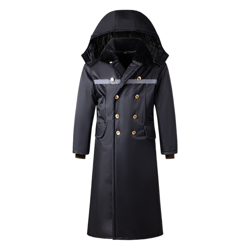 Military Green Cotton Coat for Men and Women, Winter Thickened and Lengthened Version, Labor Protection, Cold Storage Work, Cold-Proof Cotton Clothing, Northeast Cotton Jacket