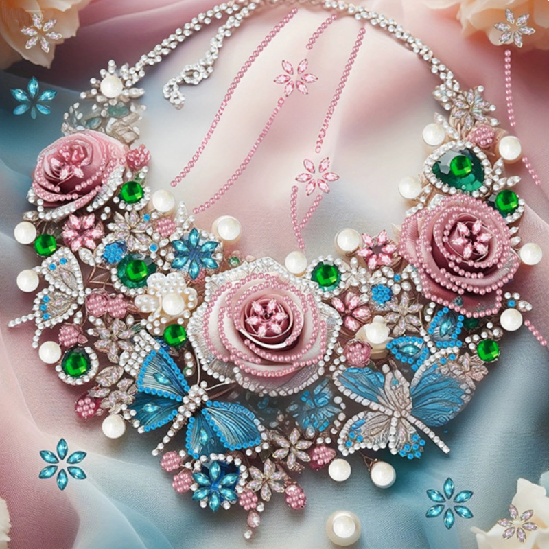 Pintura de Diamantes 5D con Forma Irregular de Princesa de Fantasía, Pintura de Diamantes DIY, Pintura de Diamantes con Puntos de Cristal, 30×30