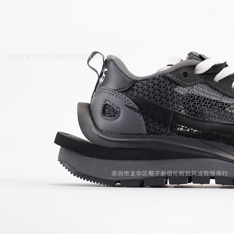 Branded Shoes Sacai3.0 Waffle Overlapping Double Hook Deconstructed Breathable Thick-Soled Double-Soled Jogging Shoes