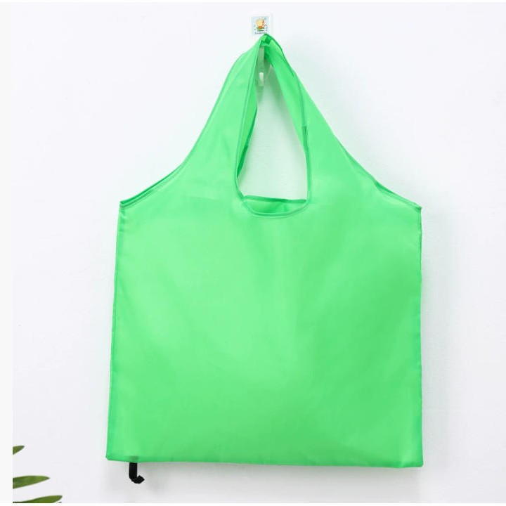Bolsas de compras rectangulares de poliéster respetuosas con el medio ambiente plegables para recibir regalos promocionales de la comunidad publicitaria impresos en logo portátil