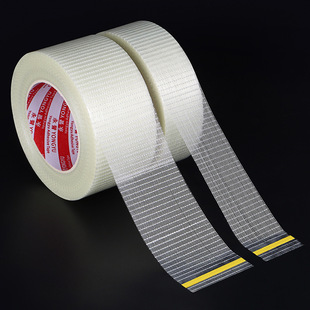 Single-Sided Fiberglass Filament Tape Transparent-Directi