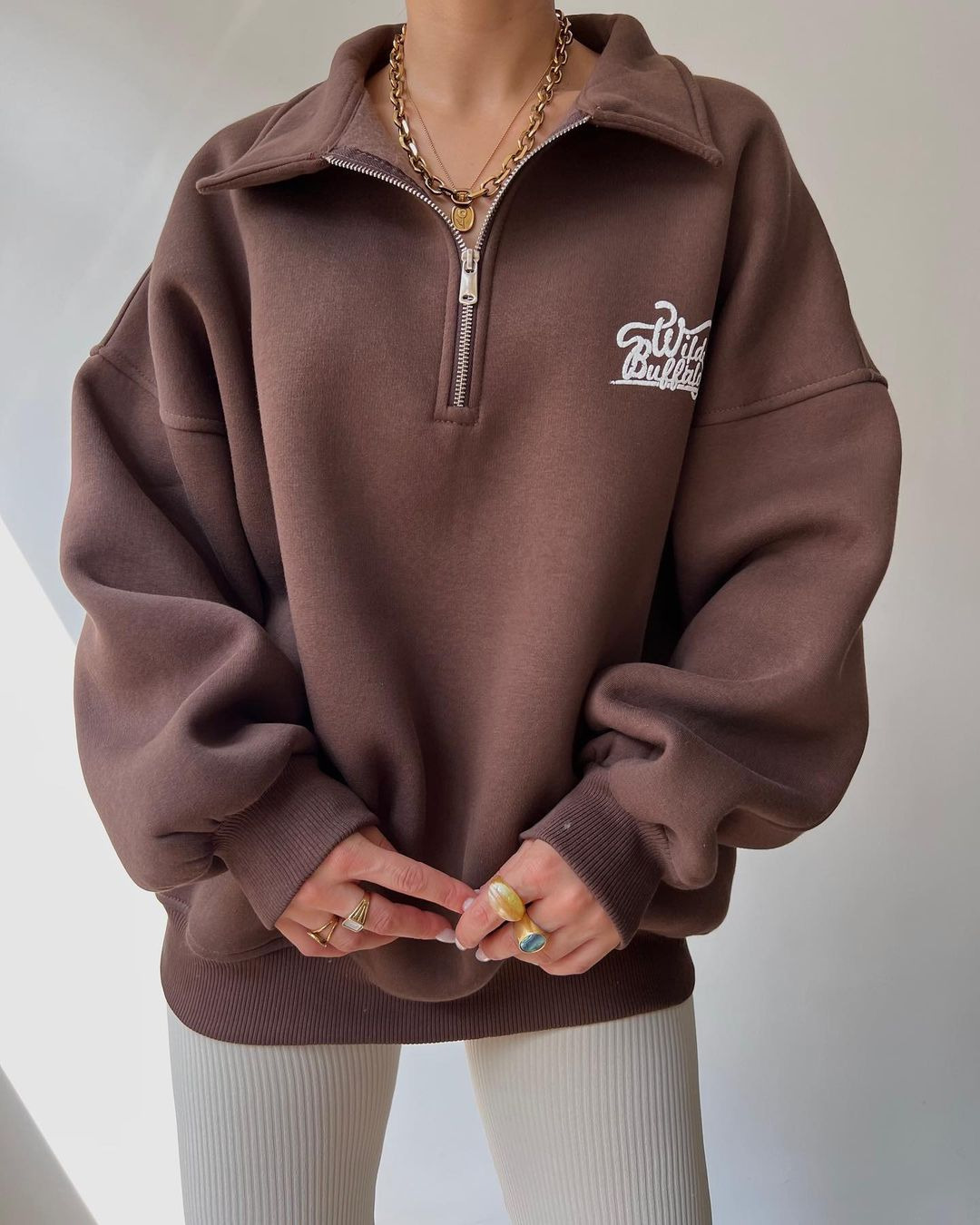 2024 New plush printed long sleeved pullover sweater with autumn and winter versatility_voghion.com