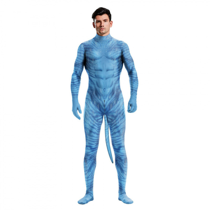 万圣节服装2025欧美电影紧身衣水之道cos连体服角色扮演服|undefined