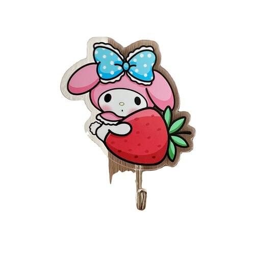 Door Hook Cartoon Student Yiwu Small Commodity Bathroom Hook Cute Acrylic Seamless Hook No Punching