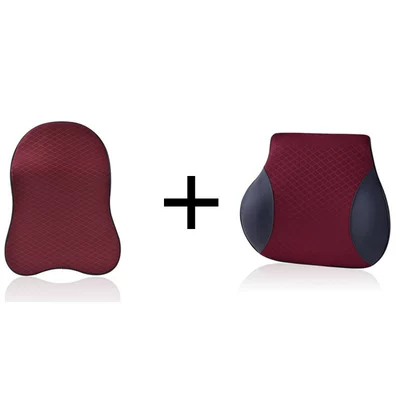 selling car headrest neck pillow – Headrest - black-and-red-mesh-headrest-lumbar-support-1-pack