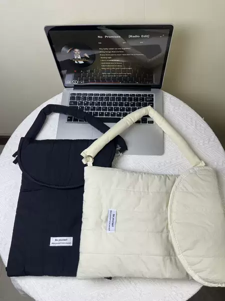 Original ins tablet protective case, quilted shockproof computer bag, iPad anti-drop protective case, portable inner sleeve bag