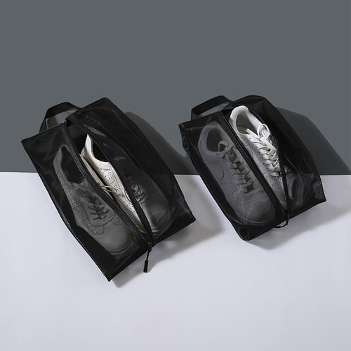 Cross-border dustproof storage shoe bag High quality visible breathable travel portable shoe storage bag shoe and boot cover
