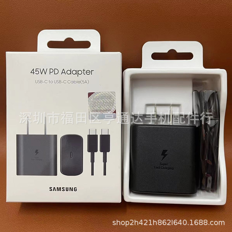 Wholesale for Samsung 45W original charger S22U/S20 s23 Ultra PD45w super fast charging head