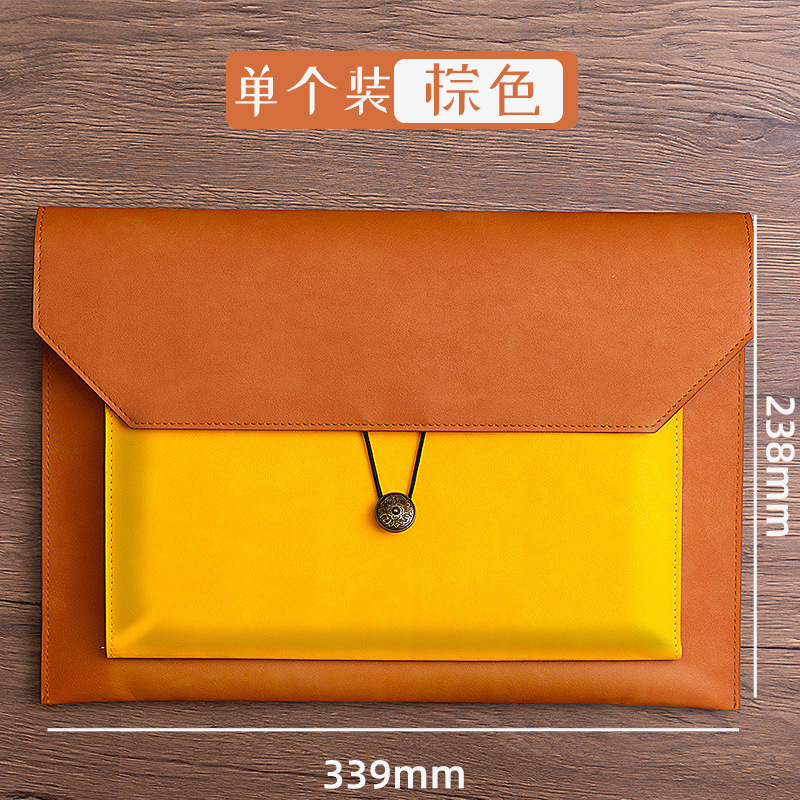 스플라이스 문서 가방 - 브라운