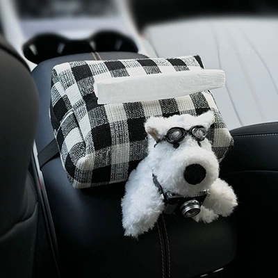 Interior Doll Armrest Tissue — Car tissue box/set