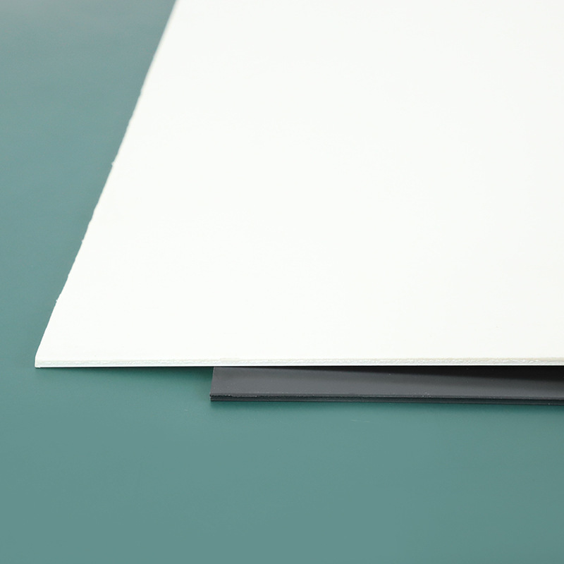 白色ABS板刻吸塑板印刷板耐高温工程塑料来图绝缘材料