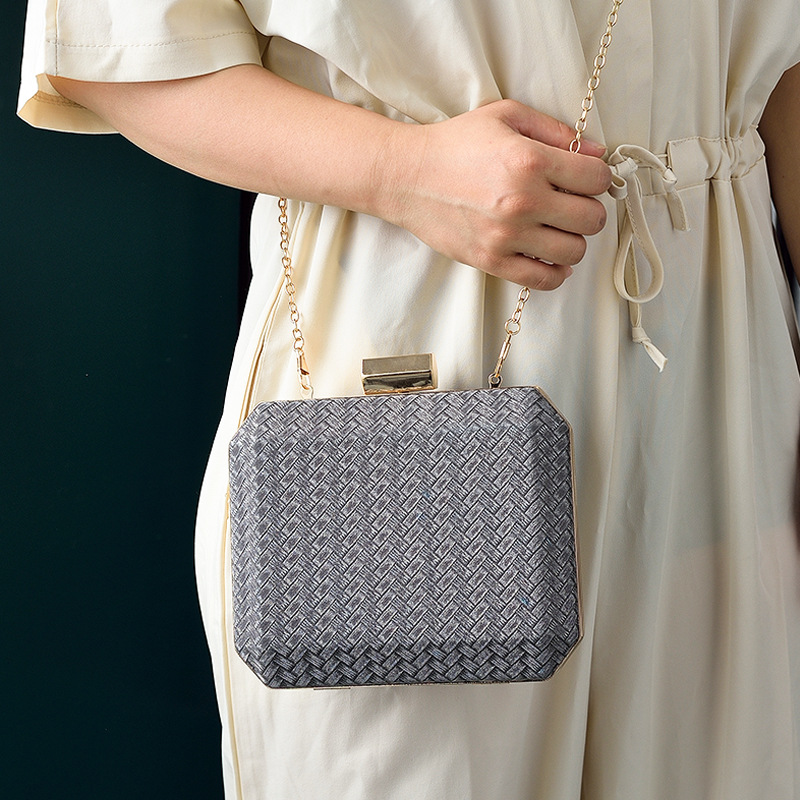 Bolsa de cena de moda europea y americana simple, bolsa de mano, vestido de damas, bolsa de cheongsam, fabricante de comercio electrónico transfronterizo, venta caliente