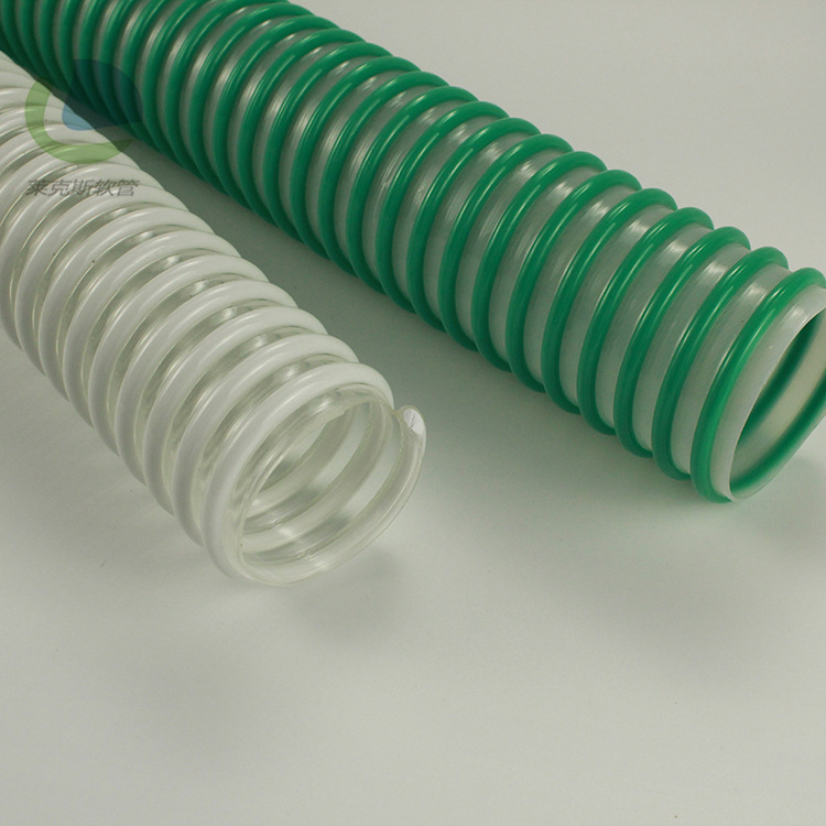 饲料输送软管PVC塑筋软管饲料颗粒输送饲料粉末谷物耐磨输送软管