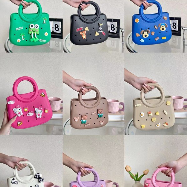 Solid color waterproof bag